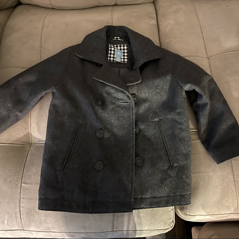 Gap gray pea coat size 5